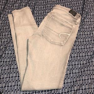American Eagle grey jeggins
